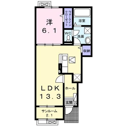 間取り図 ドルチェくろまるA