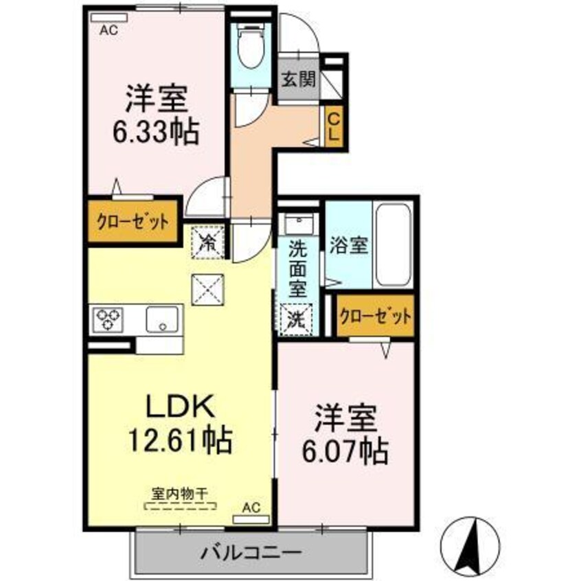 間取図 シャルマンパール