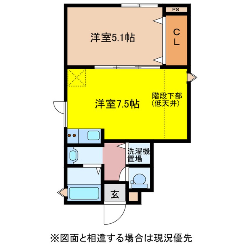 間取図 フィラーレ富の原　D棟