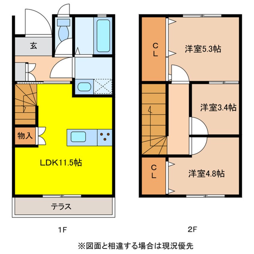 間取図 ボーマノワールⅡ