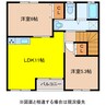 アサヒ 2LDKの間取り