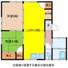 満井アパート 2LDKの間取り