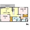 ライク・ア・パラソル 2LDKの間取り