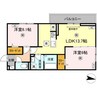 ガーランド 2LDKの間取り