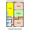 メゾンサンパティーク 3DKの間取り