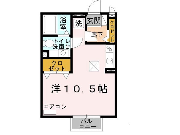 間取り図 バーロハイツ