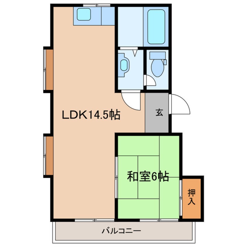 間取図 柏原コーポラス