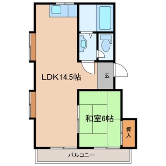 間取図 柏原コーポラス