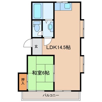 間取図 柏原コーポラス