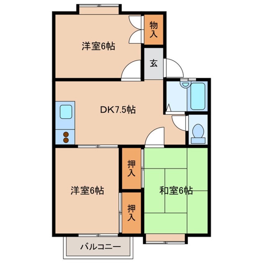 間取図 ロータスヴィラ