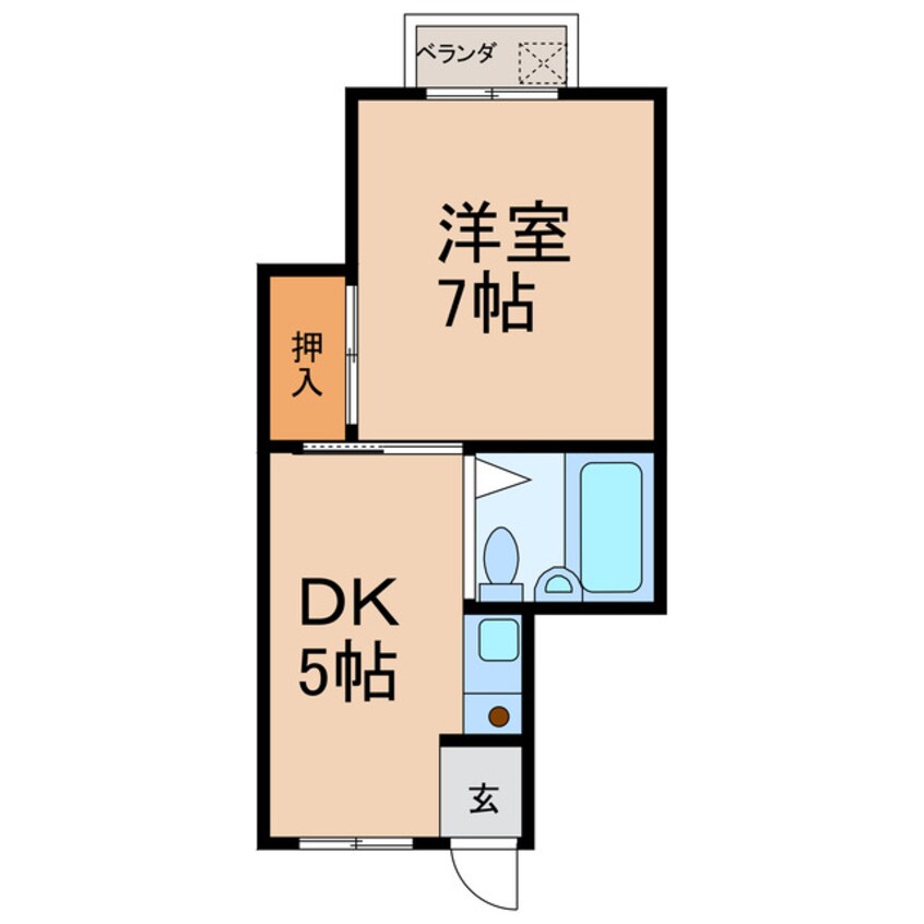 間取図 ハイツ・アジュール