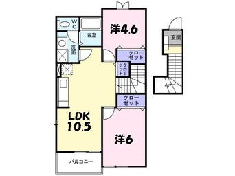 間取図 アルバプラシード Ⅱ