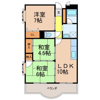 間取図 ベルシャイン氷上