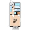 ハイツフェニックスⅡ 1Kの間取り