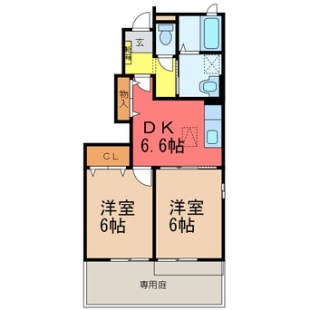間取図 ハーティープレイスＡ