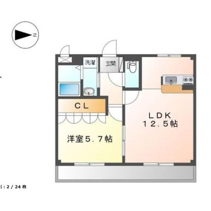 間取図 ルピナス　ネオコート