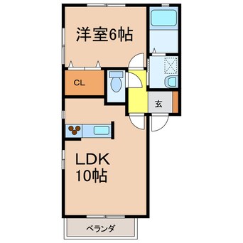 間取図 リザーブ・スマイル柏原