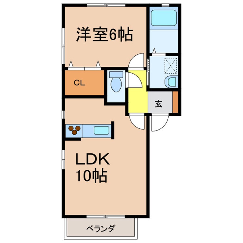 間取図 リザーブ・スマイル柏原