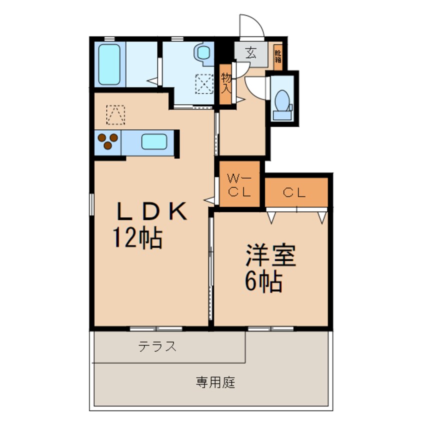 間取図 メゾンメイプル