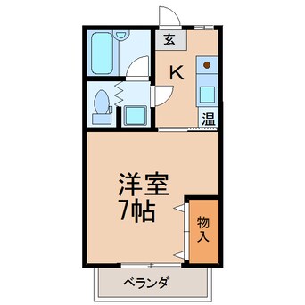 間取図 コーポアシダⅡ