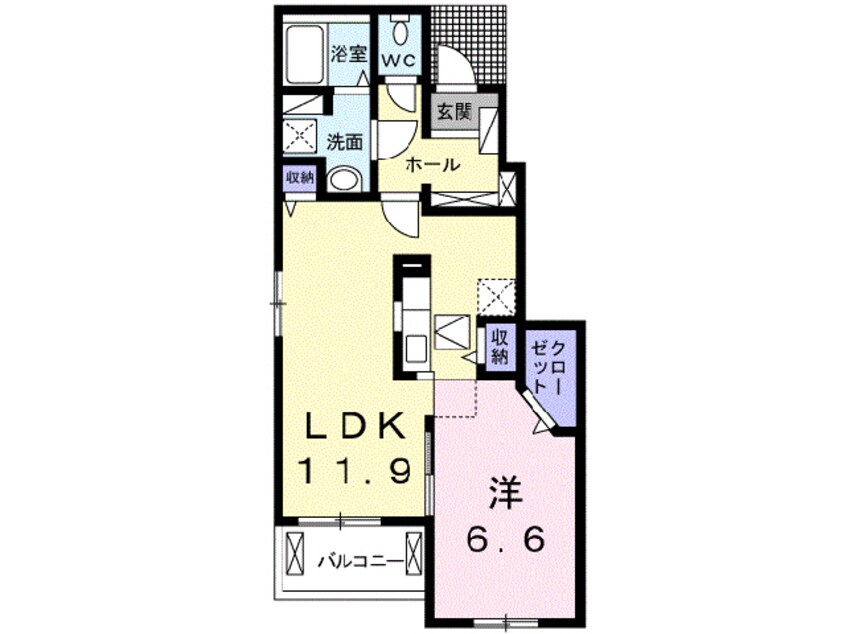 間取図 ミニョン　プラス1