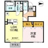 Ｙ's　court横田 1LDKの間取り