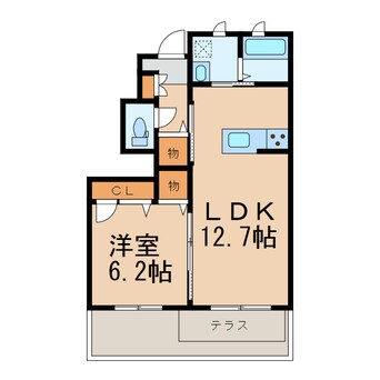 間取図 シャーメゾン大新屋A