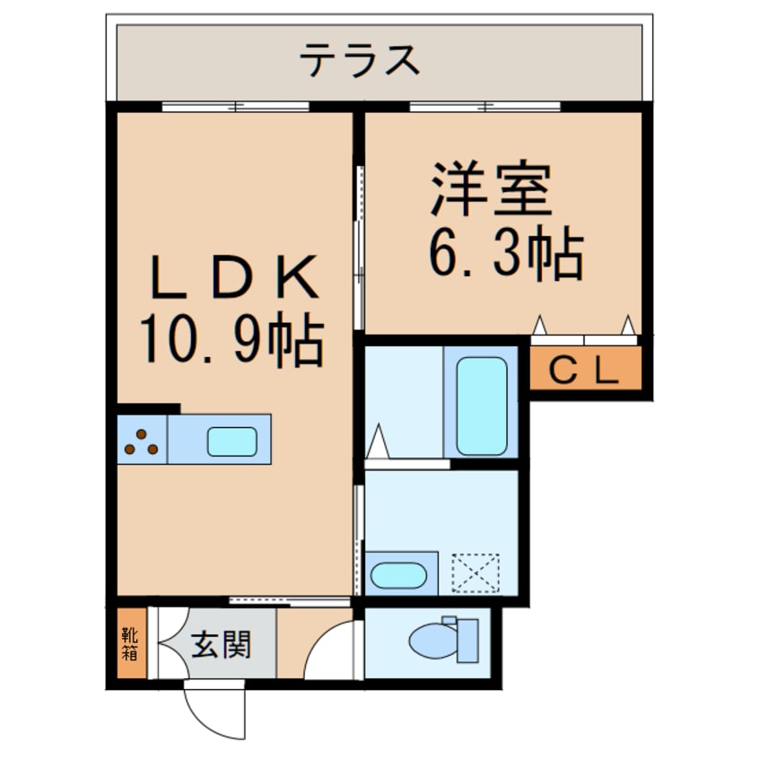間取図 ベルテ本郷口