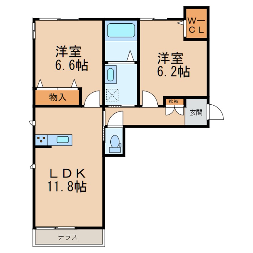 間取図 リッシュレジデンス1番館