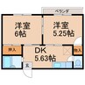 アーバンライフ本町 2DKの間取り