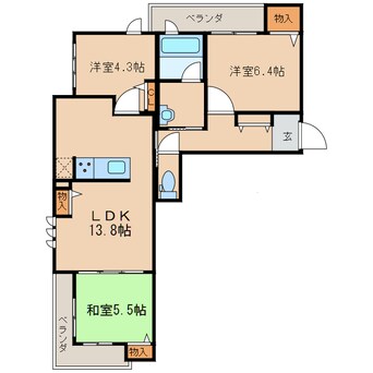 間取図 グラン　フローラ