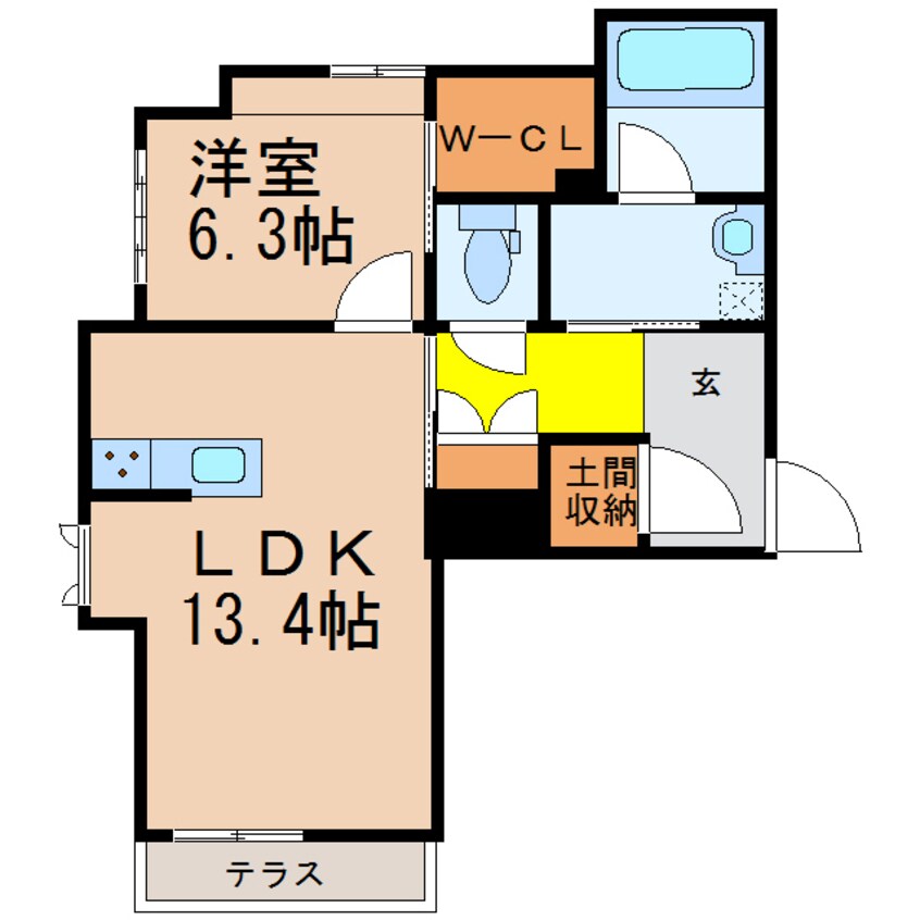 間取図 べレオMOE