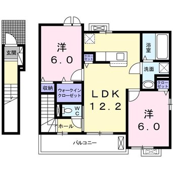 間取図 アンジュヴェールⅠ