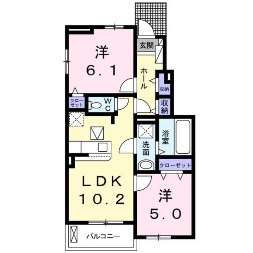 間取図 アンジュヴェールⅡ