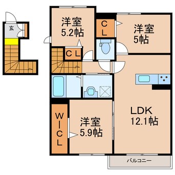 間取図 ドリアイ・アジュール