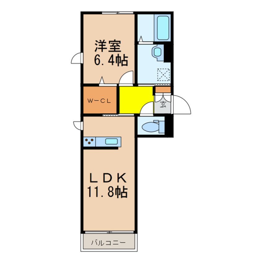 間取図 リジエール南屋敷Ⅲ