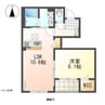フォレストヴィラⅢ 1LDKの間取り