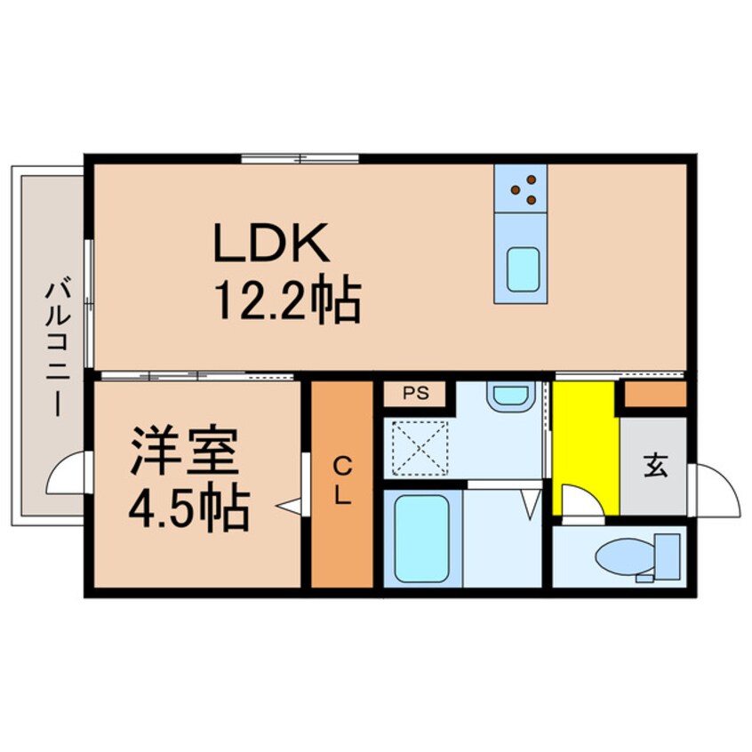 間取図 レーブ・ノア