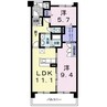 シャトー・ドゥ・エスポワール 2LDKの間取り