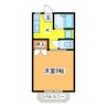 コーポブライトA 1Kの間取り