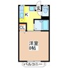 エルグランド 1Kの間取り