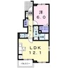 リヴィエール　Ａ 1LDKの間取り