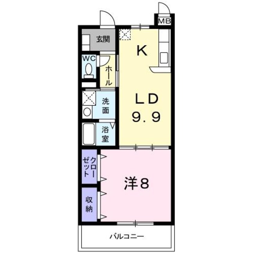 間取図 プリムローズ