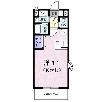 間取図 アーデント・インプレス　Ａ