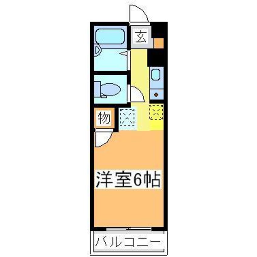 間取図 フローラル三宅