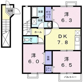 間取図 青空館Ｃ