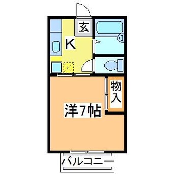 間取図 フォレストイン西条Ｂ