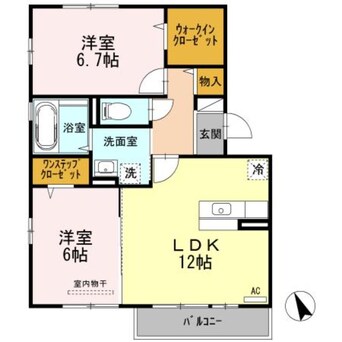 間取図 リビングタウン西条東　B棟