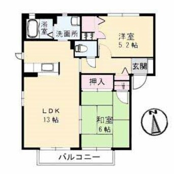 間取図 シャーメゾン西本町Ａ