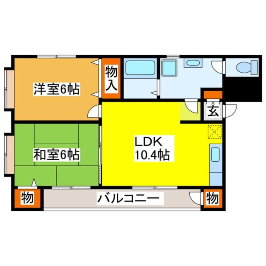 間取図 サンリア　Ｂ